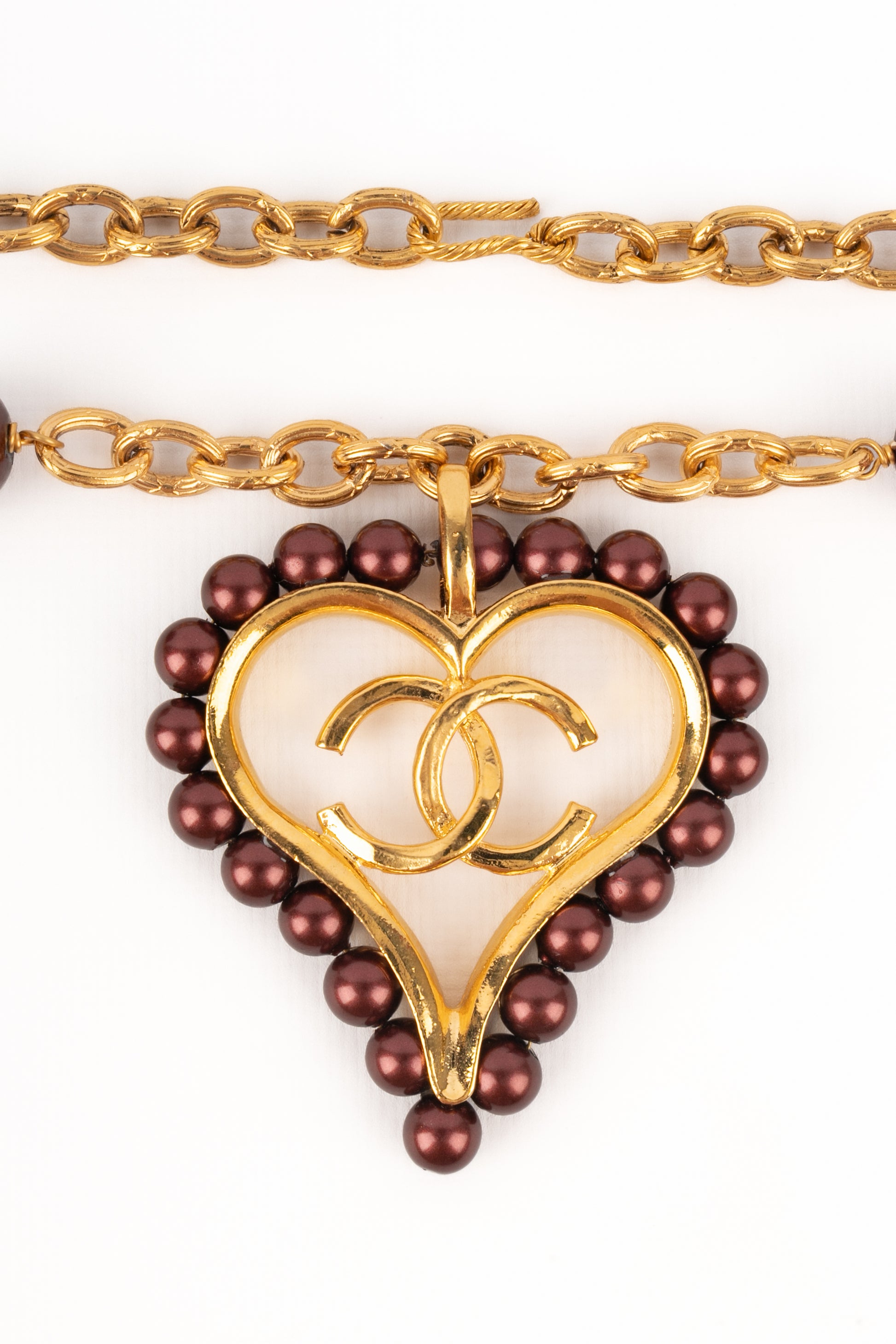 Collier "coeur" Chanel