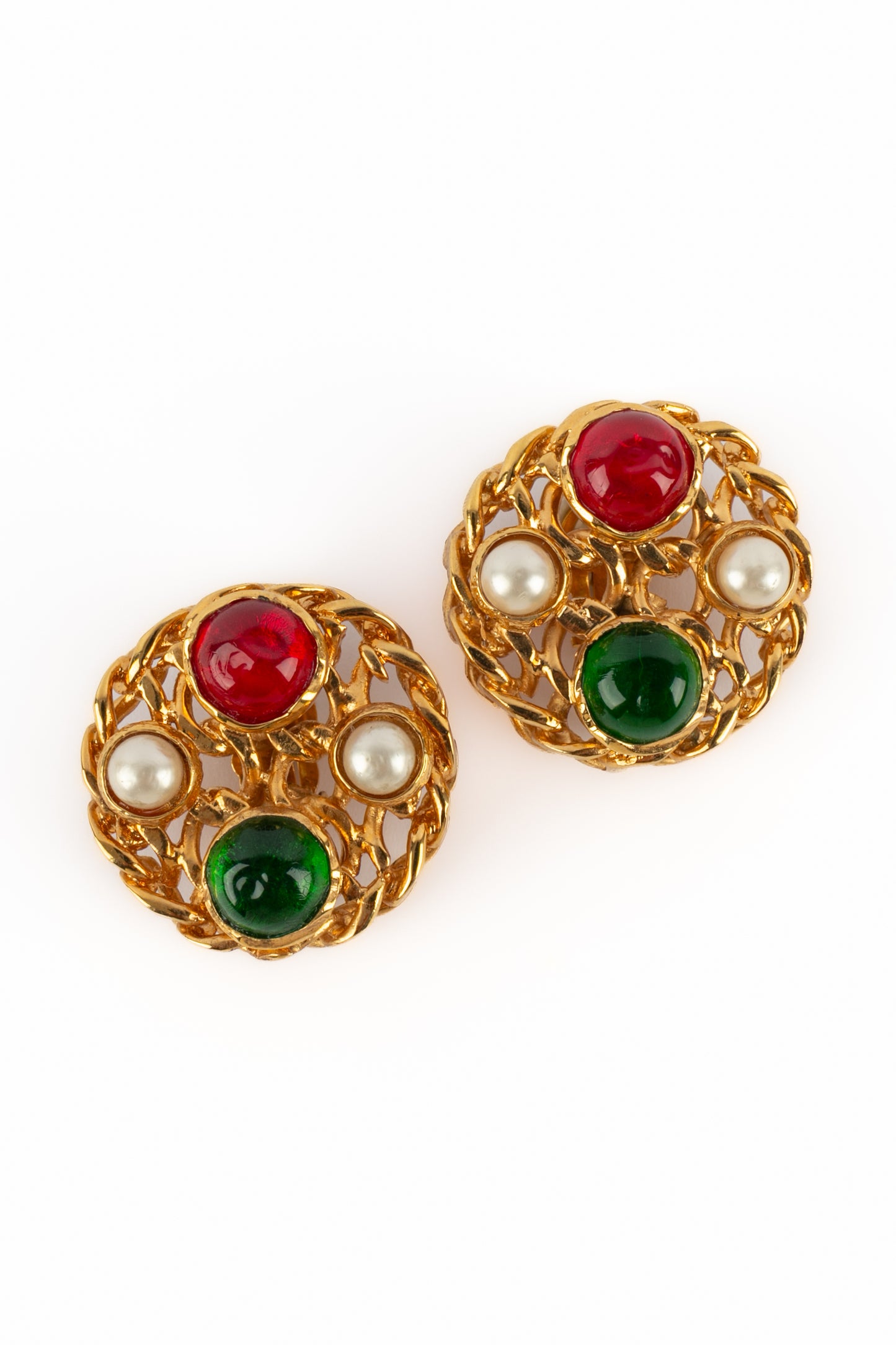 Boucles d'oreilles Chanel Haute Couture