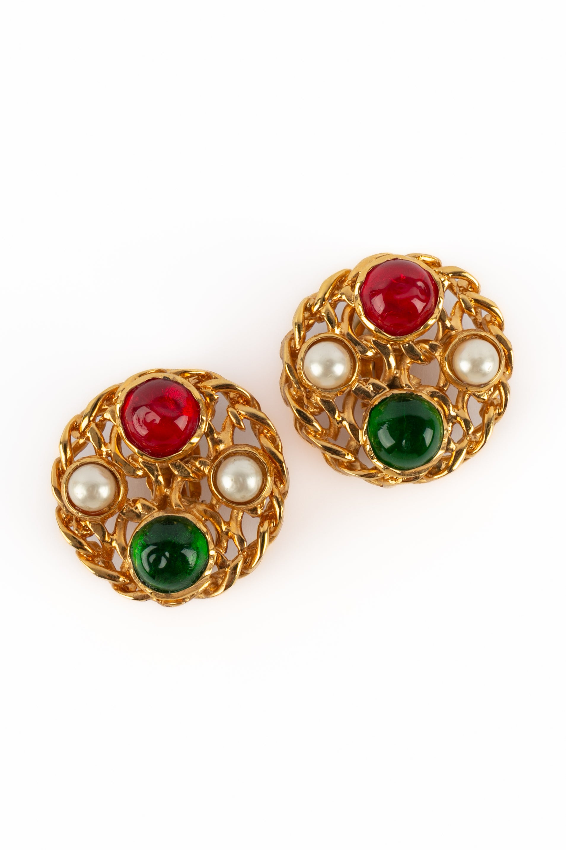 Boucles d'oreilles Chanel Haute Couture