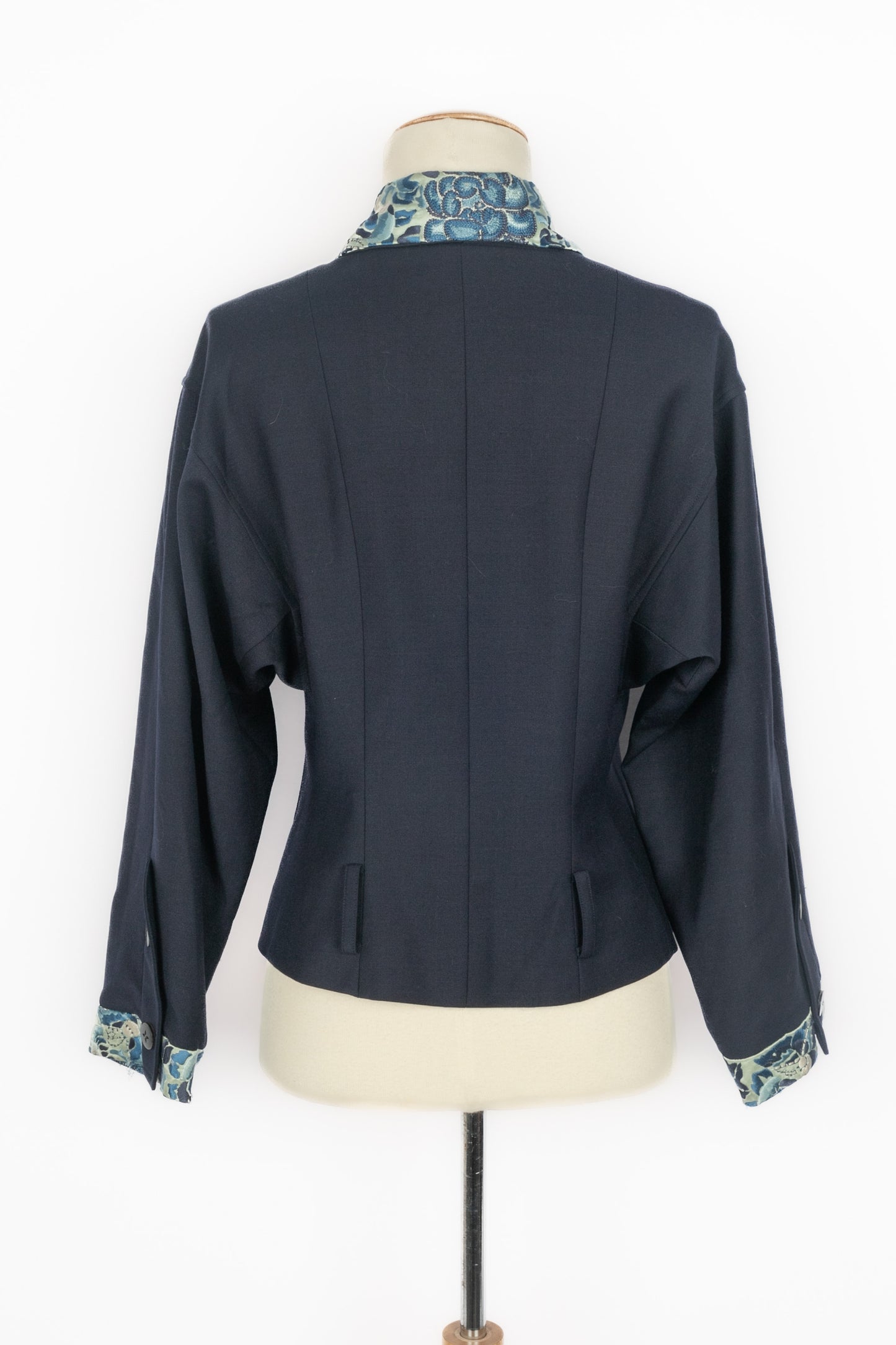 Veste bleue John Galliano Automne 2002