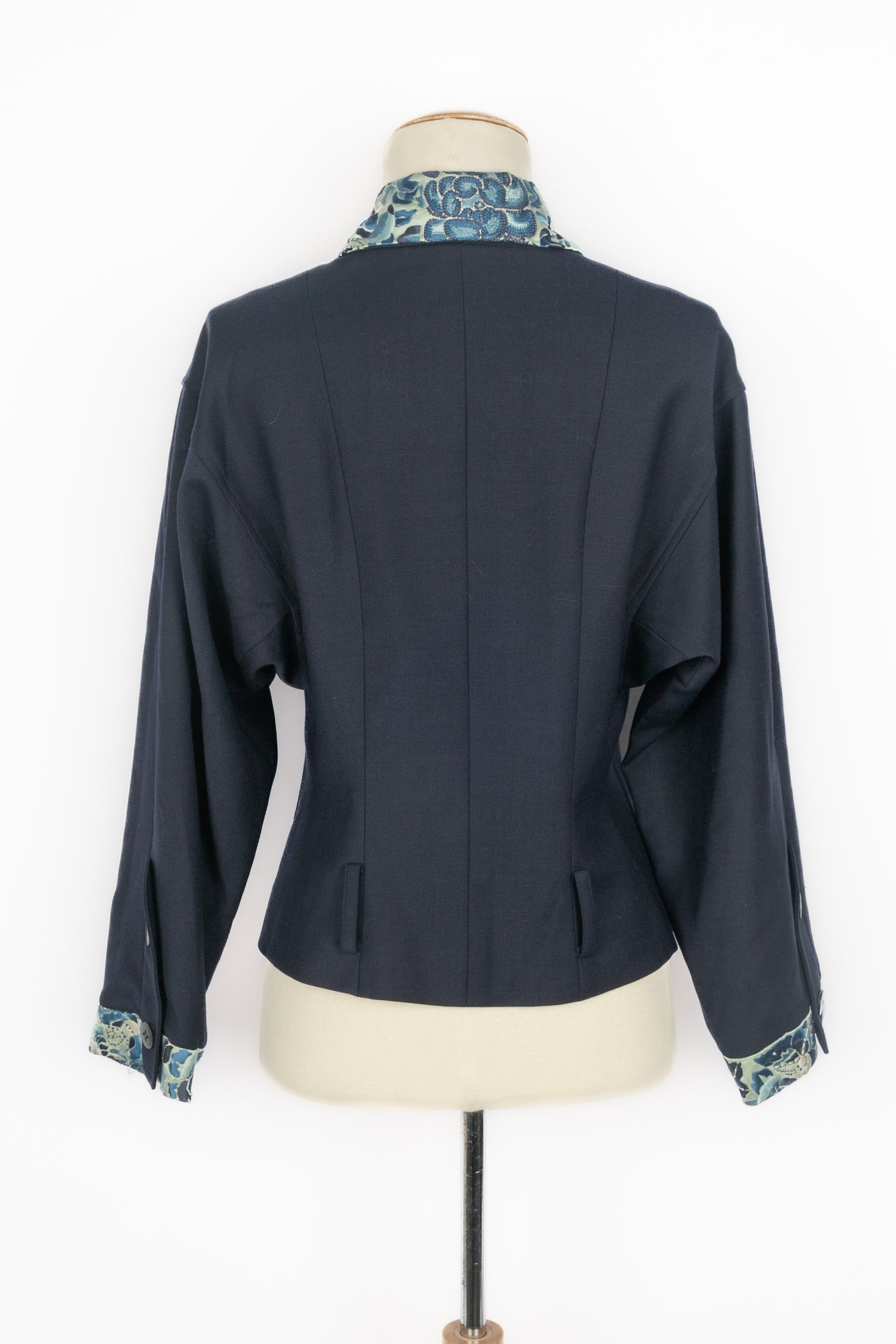 Veste bleue John Galliano Automne 2002