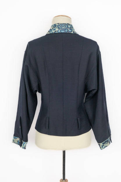 Veste bleue John Galliano Automne 2002