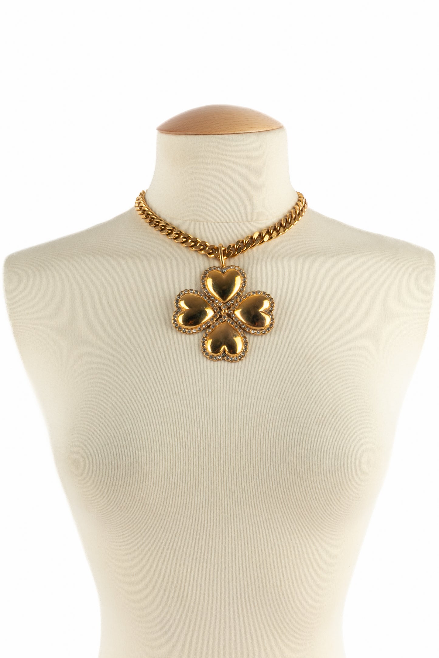 Collier trèfle Chanel 1985's