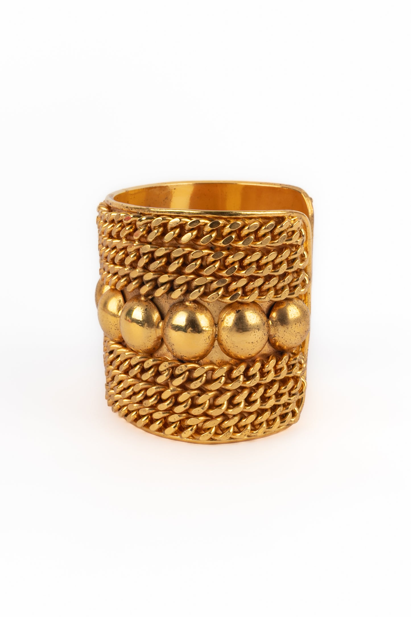 Bracelet manchette Chanel 1980's