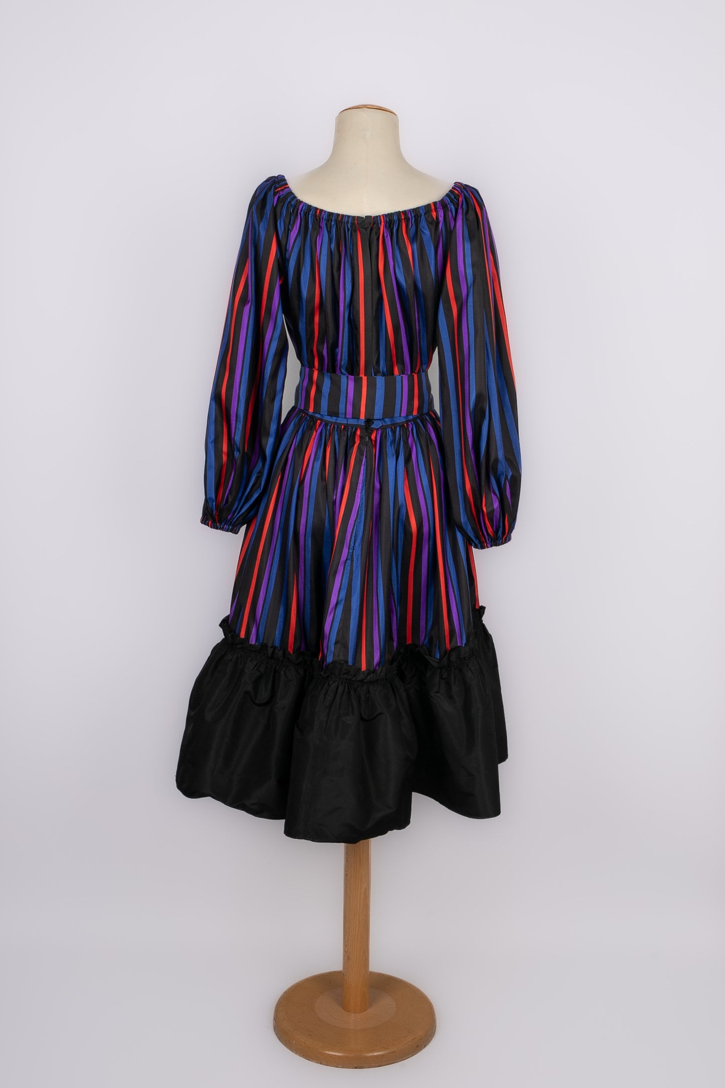 Robe à rayures Lanvin