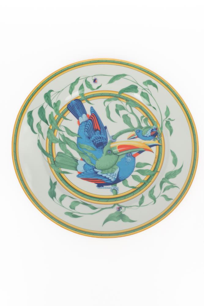  Vaisselles "Le Toucans" Hermès 1986