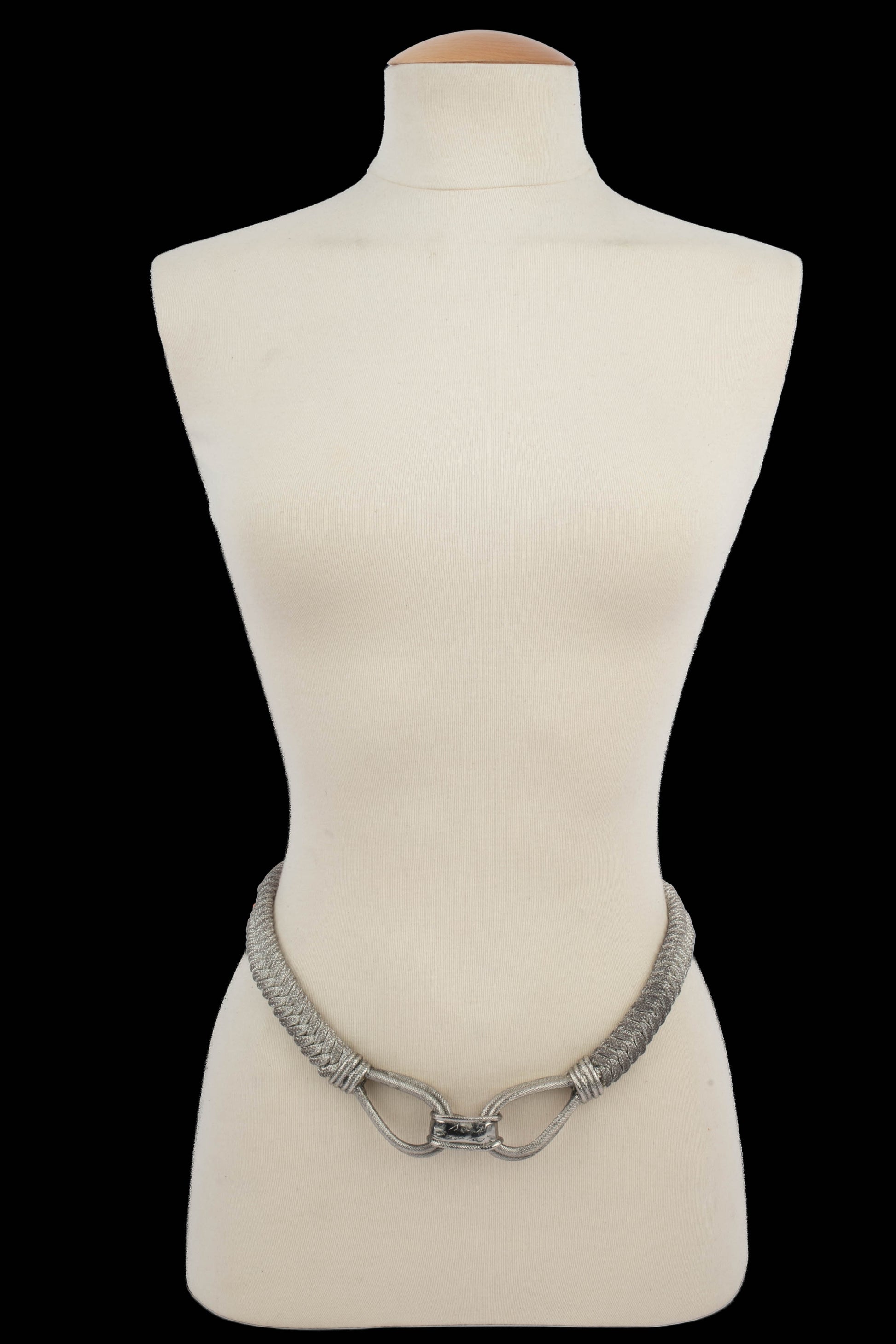 Ceinture argenté Yves Saint Laurent