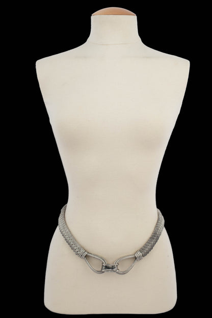 Ceinture argenté Yves Saint Laurent