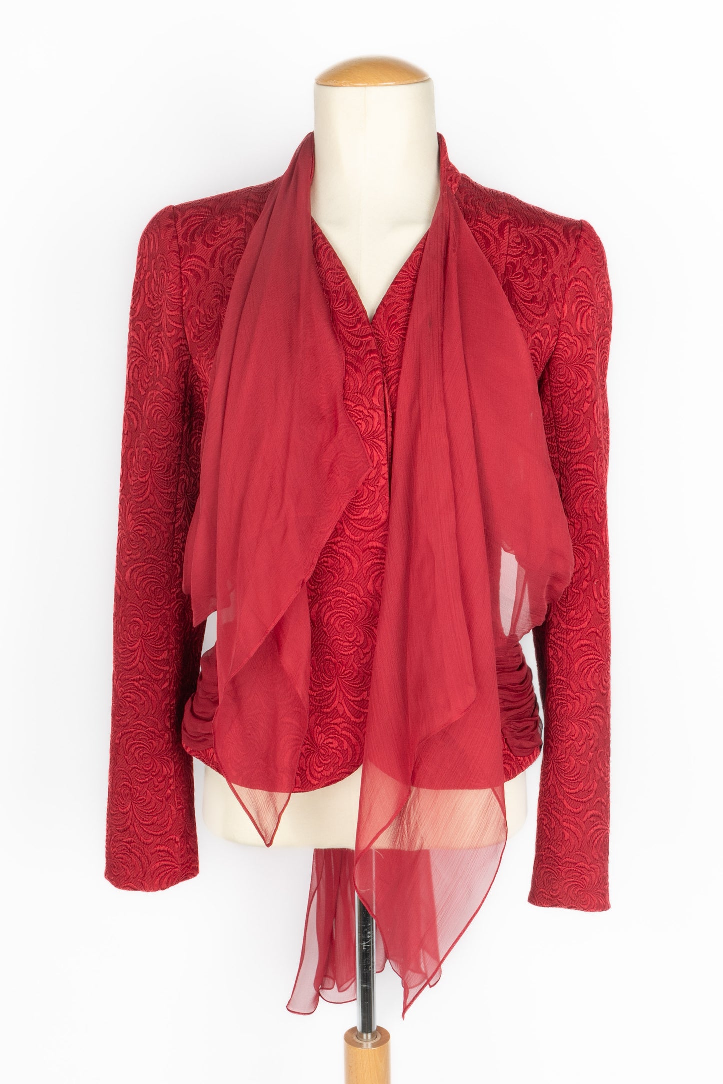 Veste rouge Galliano
