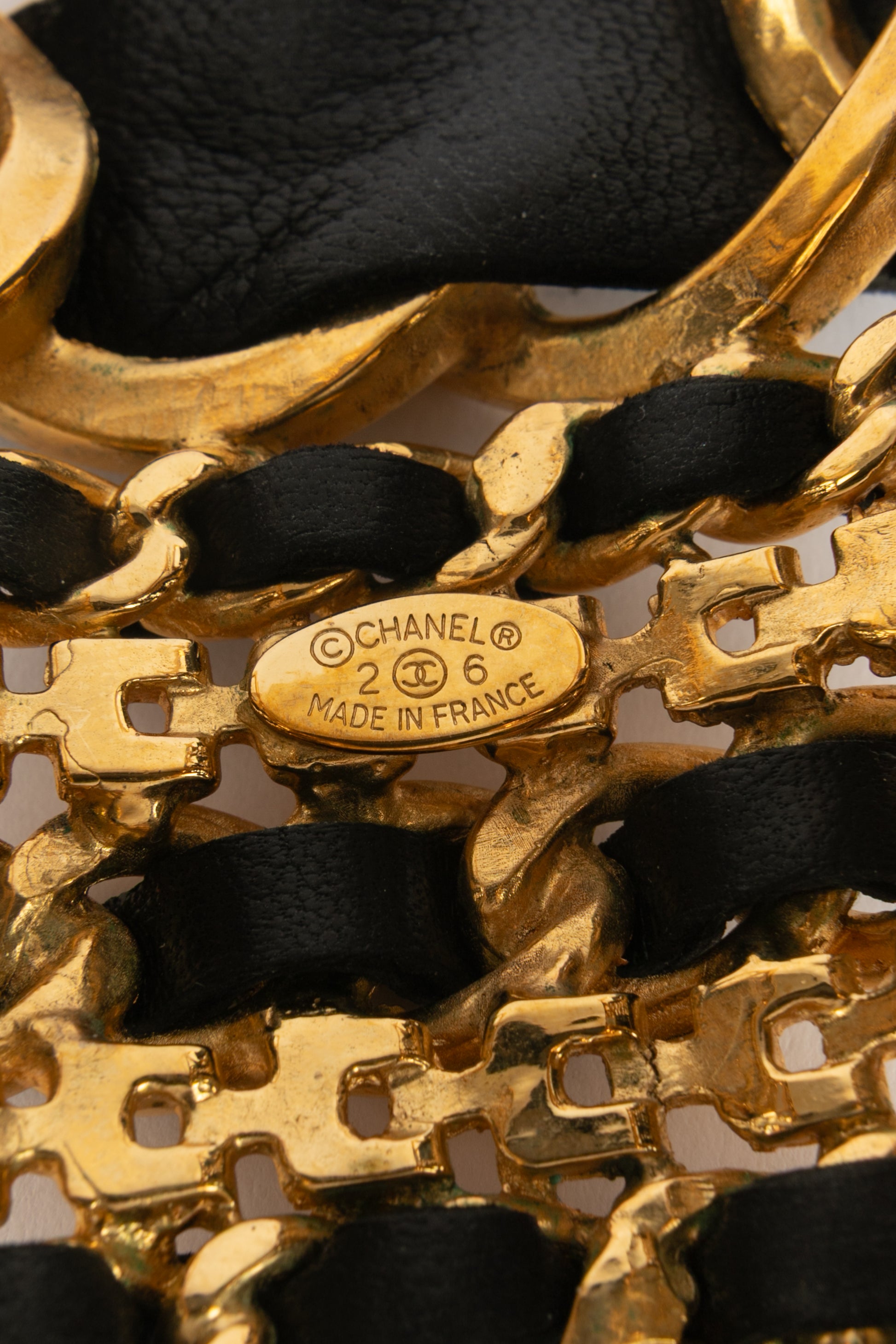 Bracelet manchette Chanel Hiver 1991