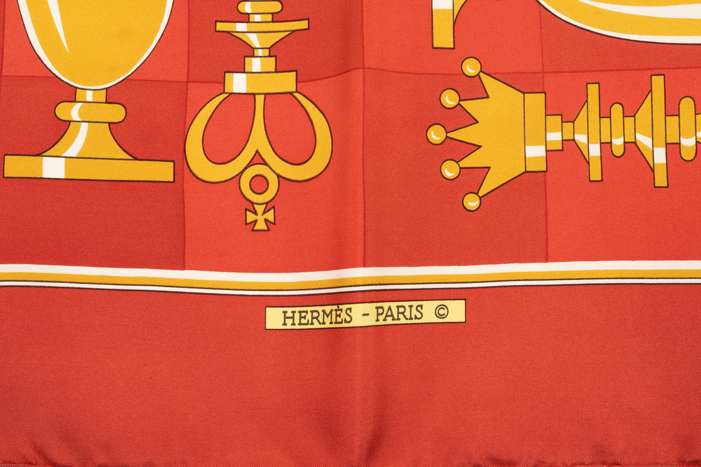 Foulard / Carré "Echiquier" Hermès