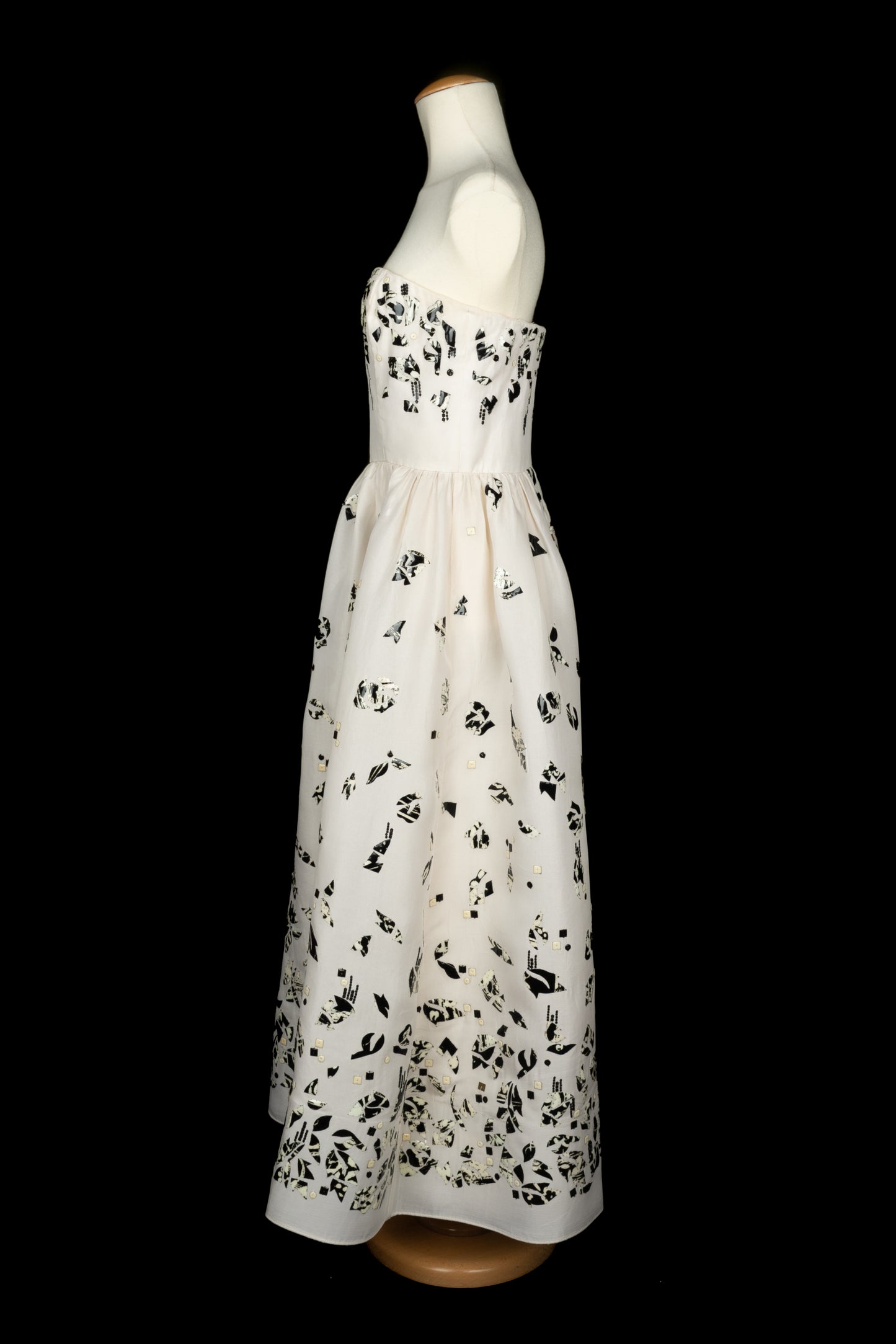 Robe bustier Oscar de la Renta 2009