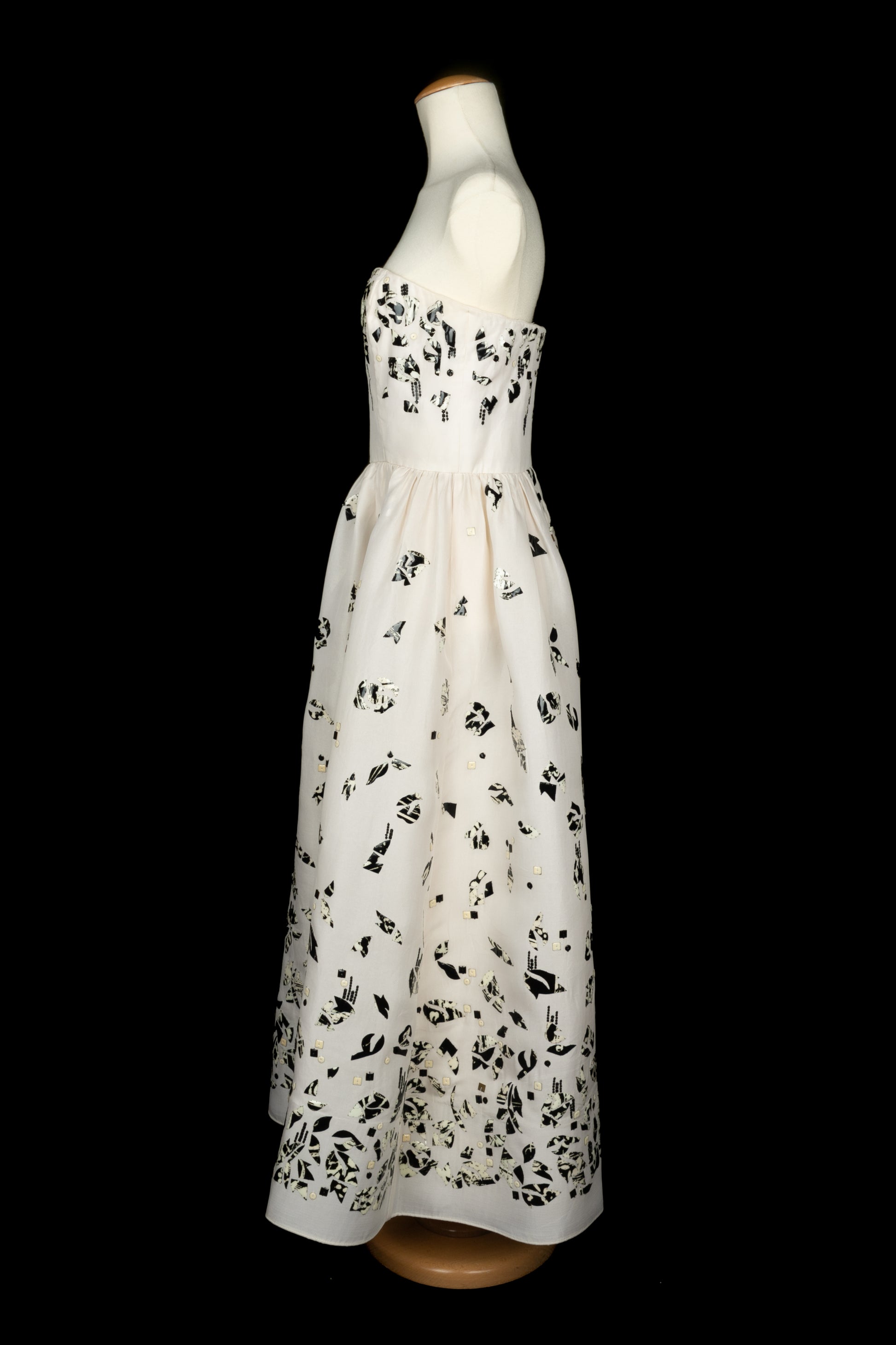 Robe bustier Oscar de la Renta 2009