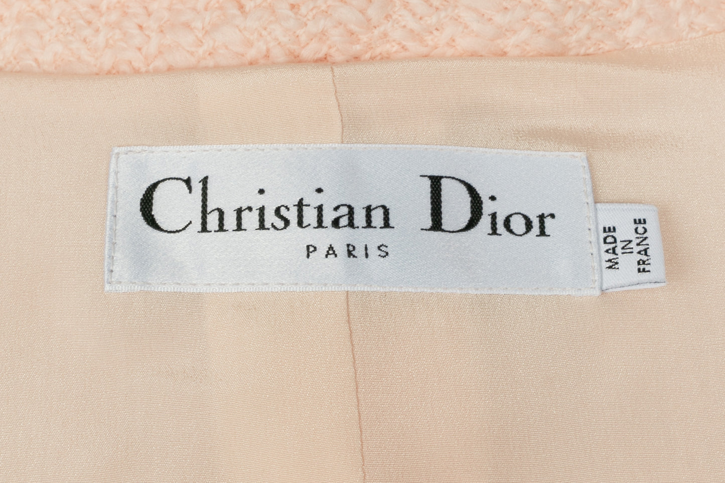 Manteau en laine rose Dior 