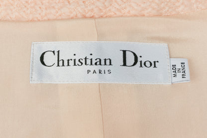 Manteau en laine rose Dior 