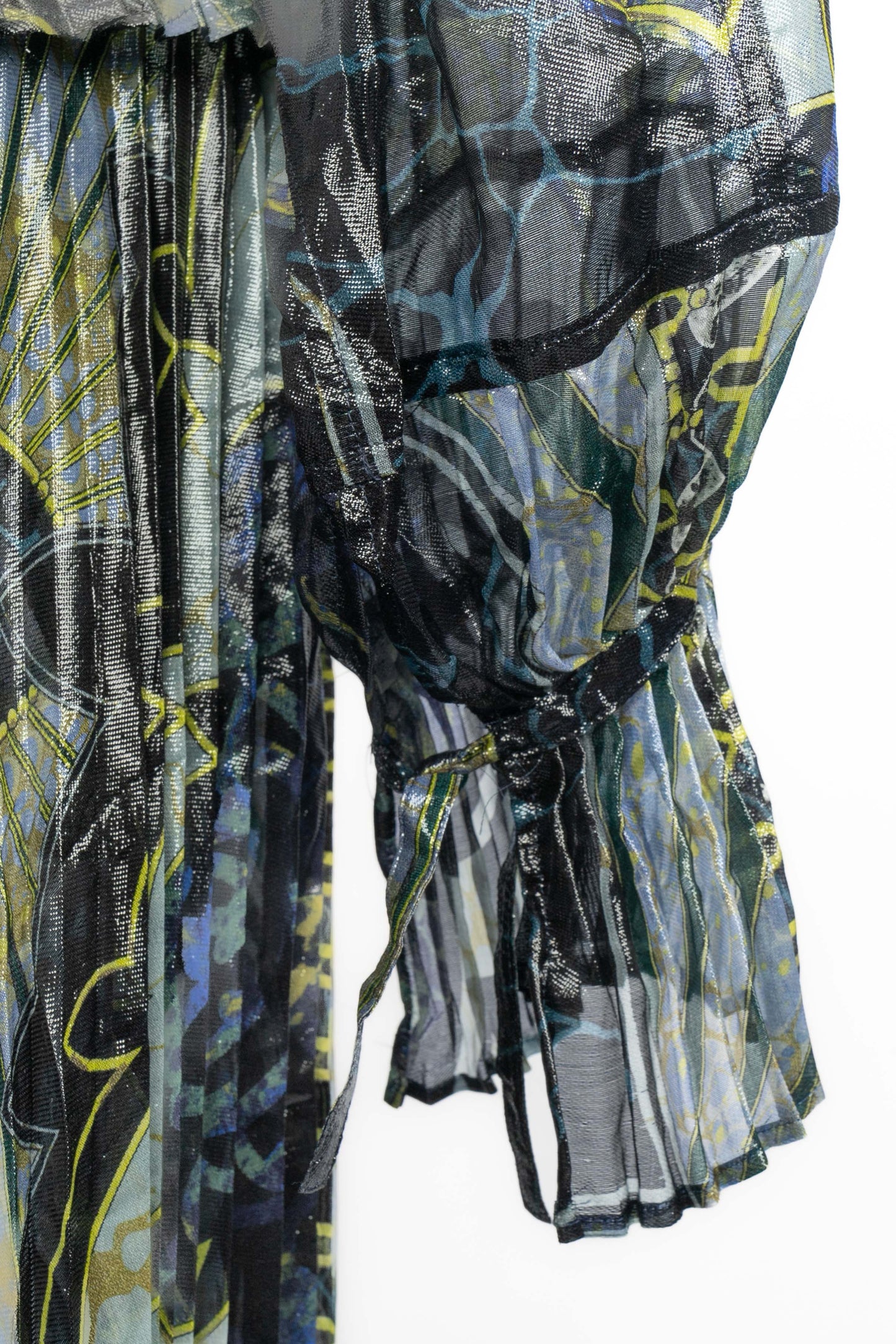 Robe en soie plissée Pucci