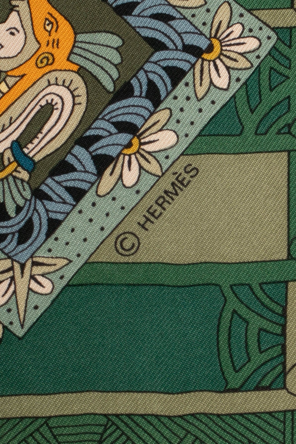 Foulard / Carré "Astres et Soleil" Hermès