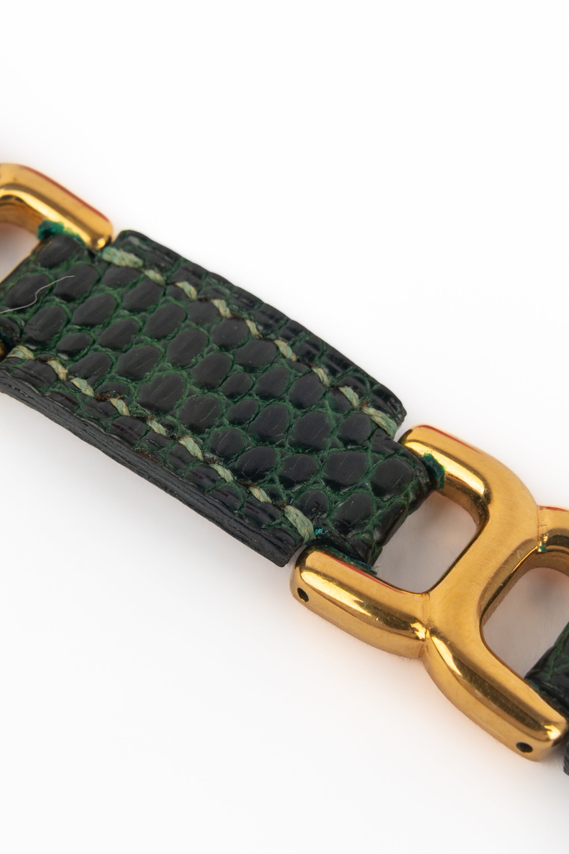 Bracelet en lézard Hermès