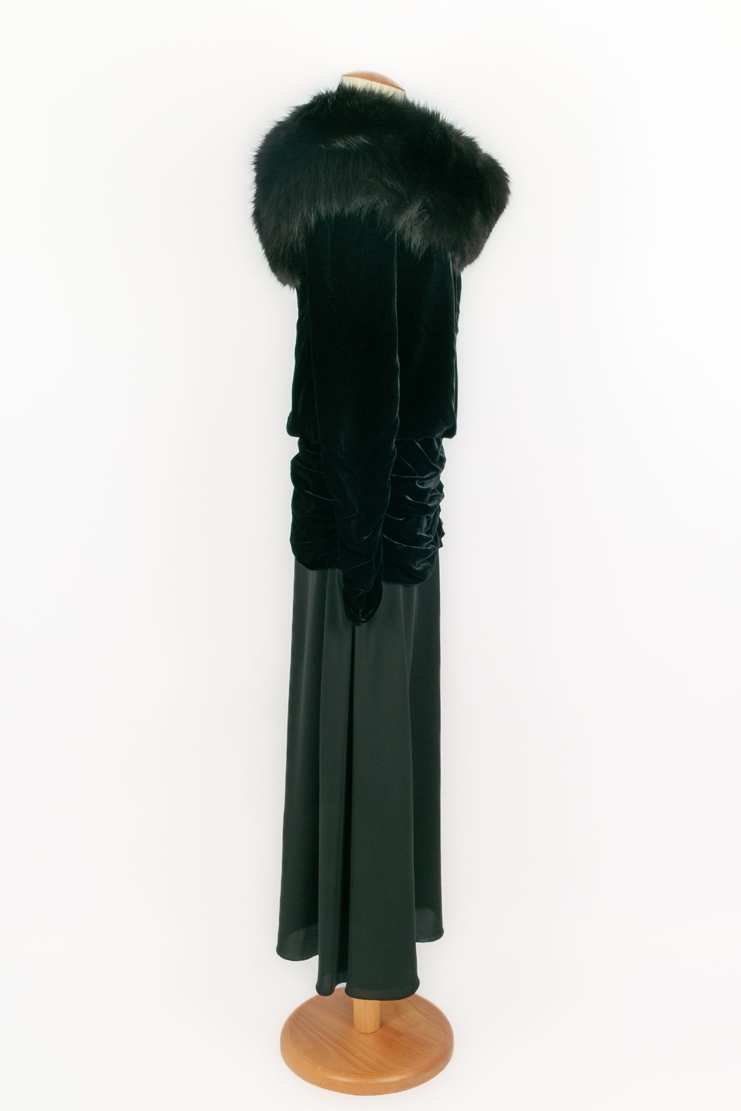 Longue robe Nina Ricci Haute Couture 