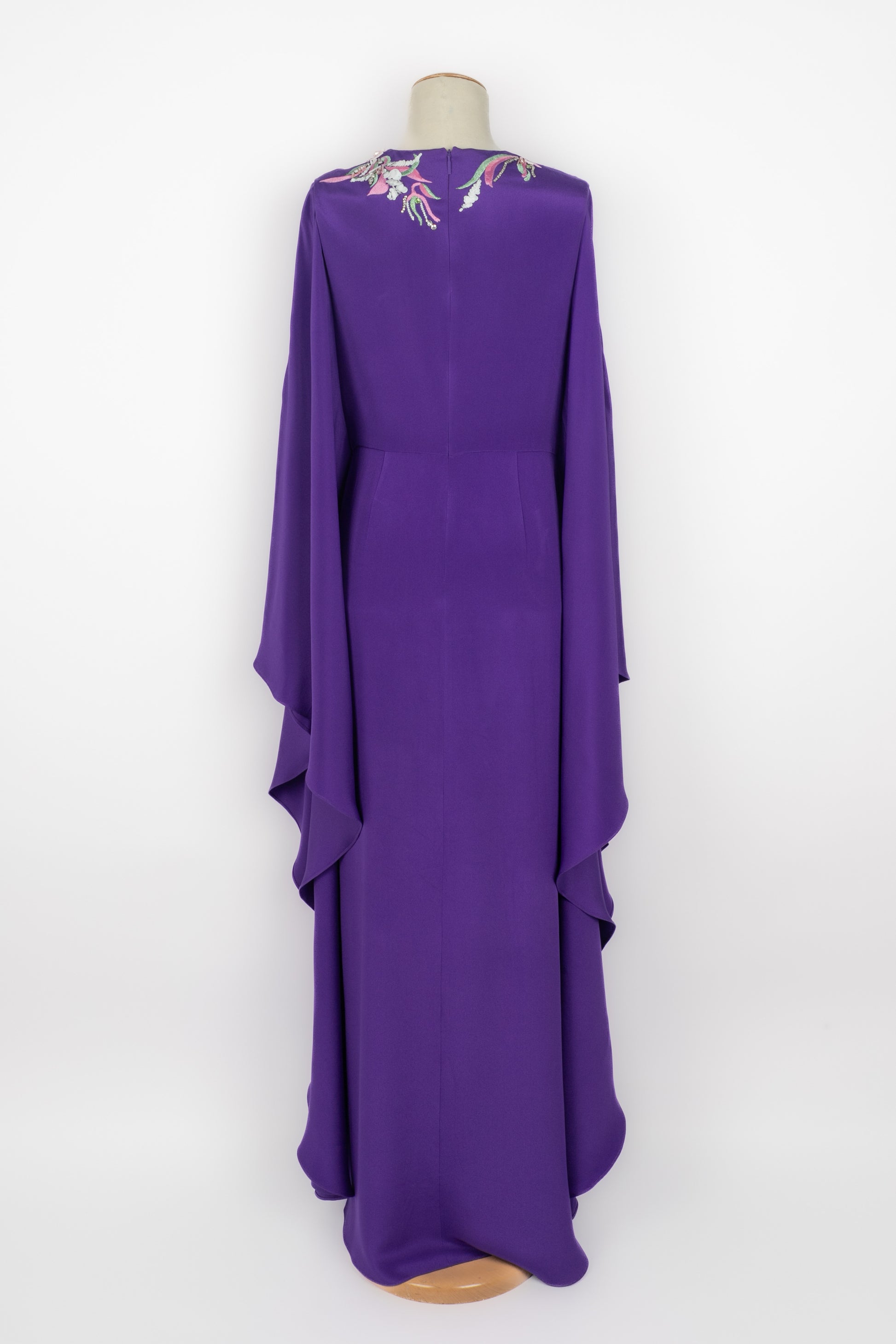 Longue robe en soie Emilio Pucci
