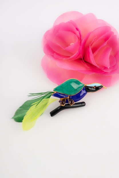 Broche oiseau Loulou de la Falaise