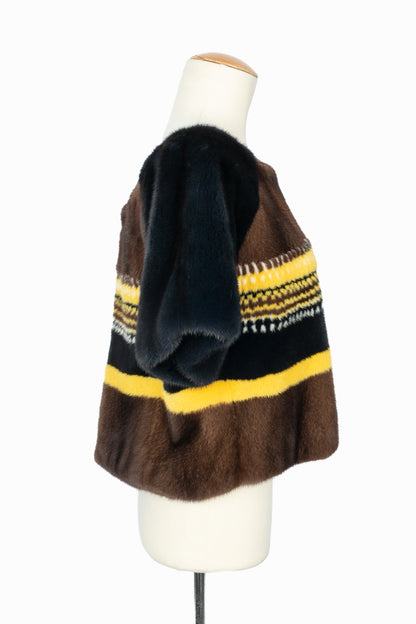 Haut en vison Christian Dior