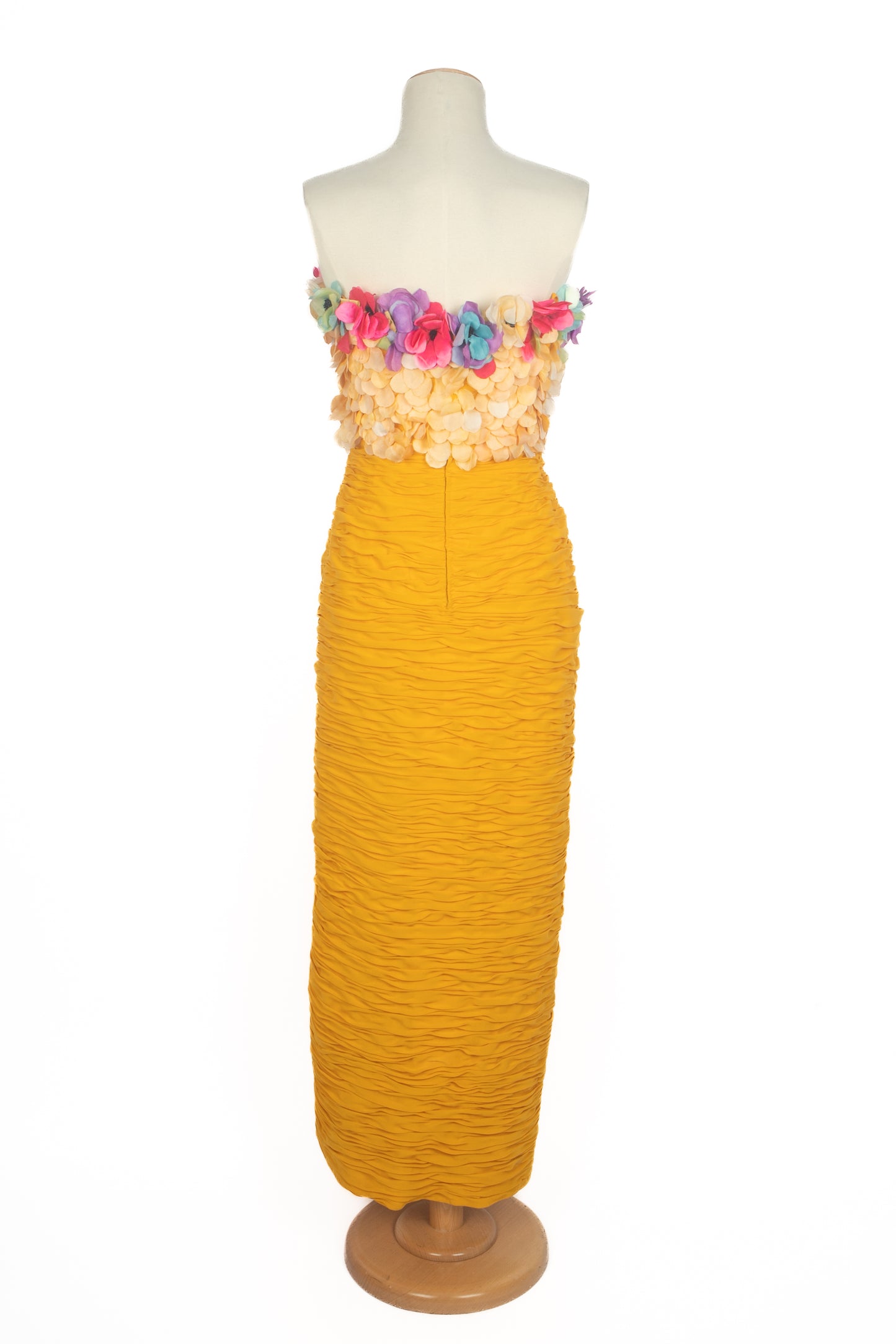 Robe fleuri Jean-Louis Scherrer Haute Couture