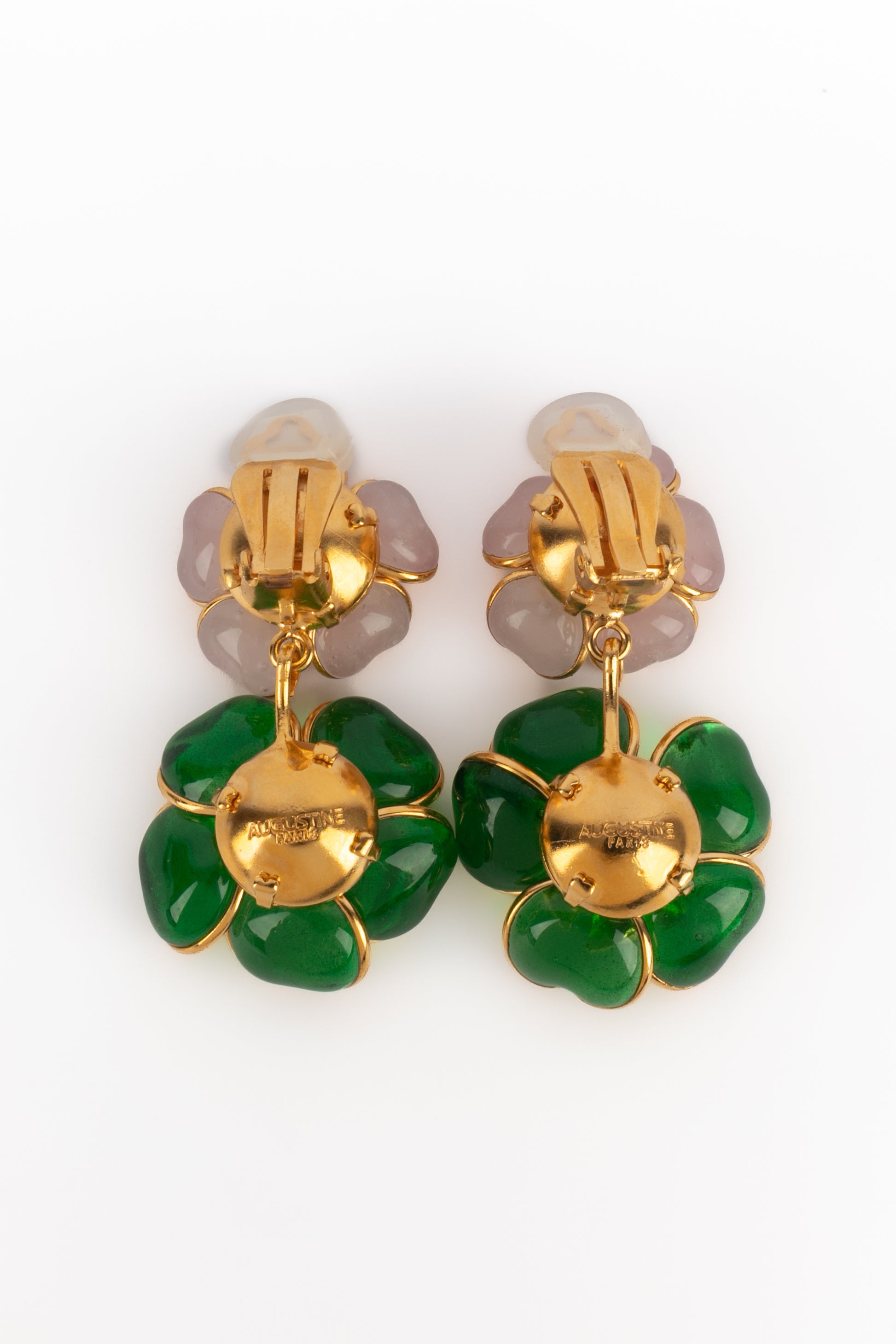Boucles d'oreilles fleurs Augustine