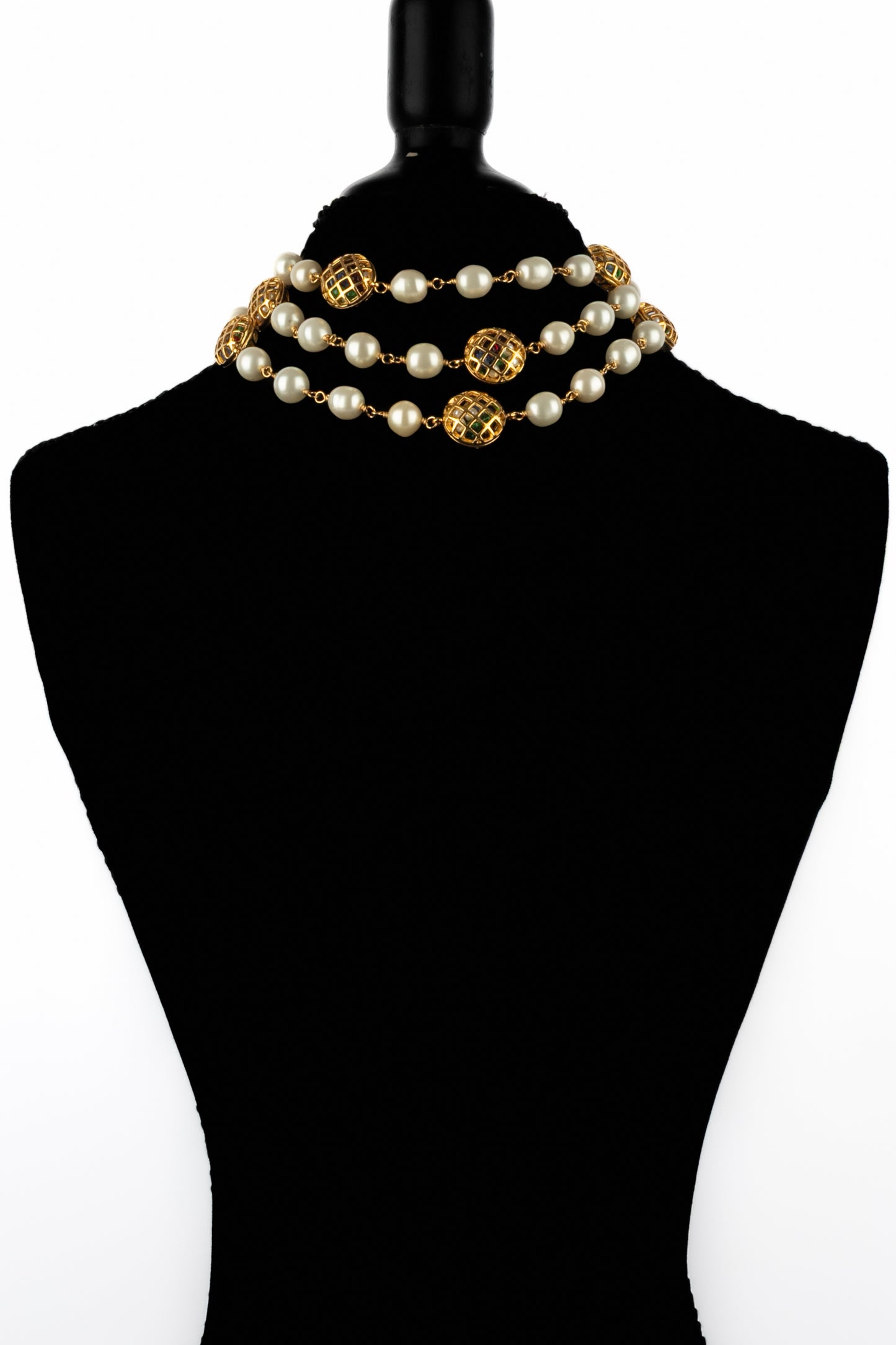Collier de perles Chanel 1990's
