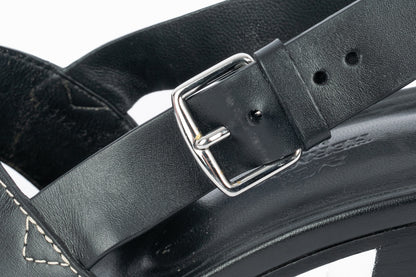 Sandales "Elbe 60" en cuir Hermès