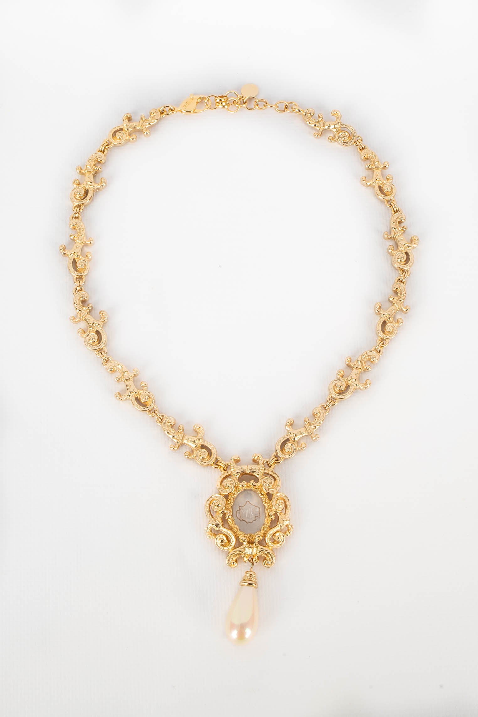 Collier Christian Dior 1990's