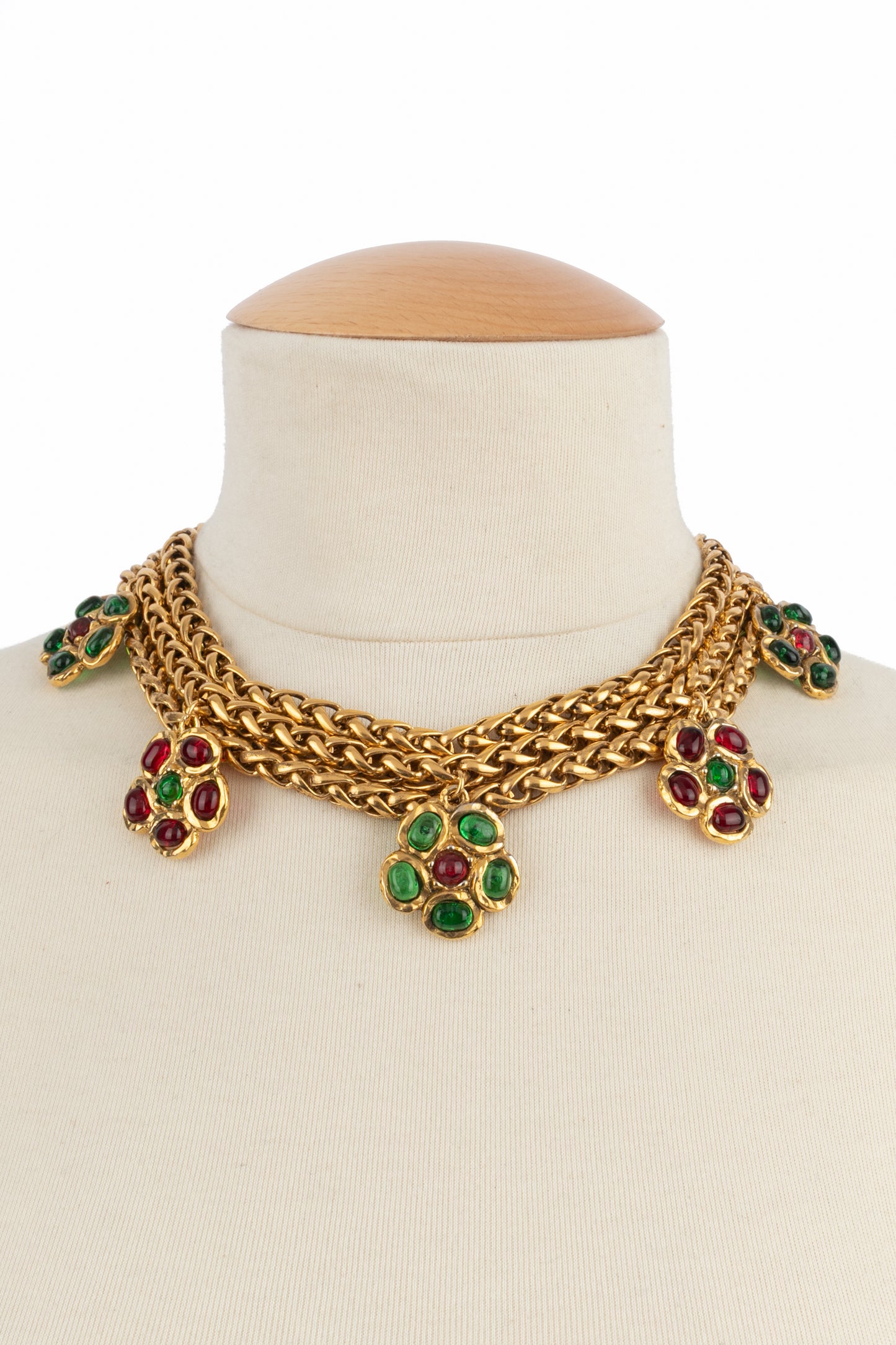 Collier fleurs Chanel 1984