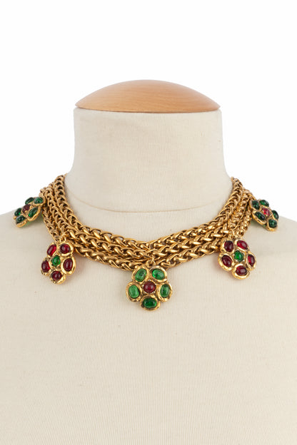 Collier fleurs Chanel 1984