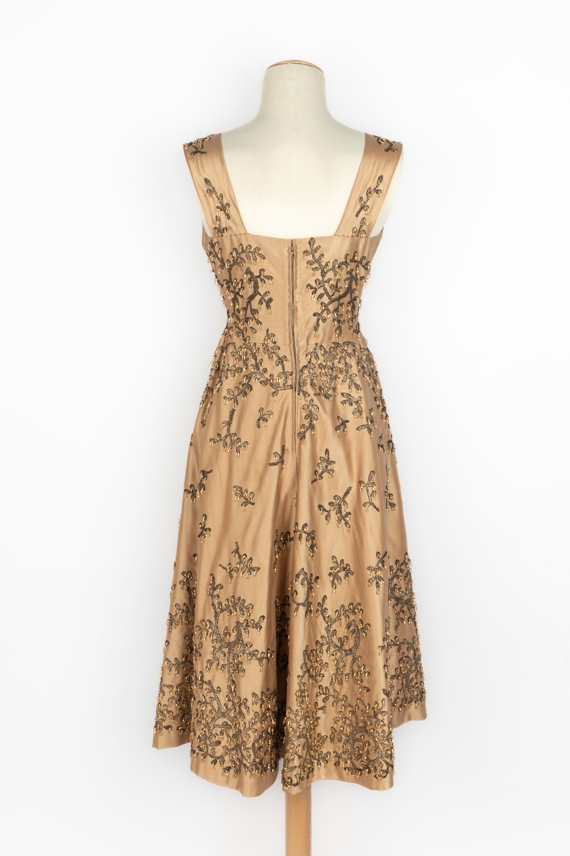 Robe brodée Carven 1960's