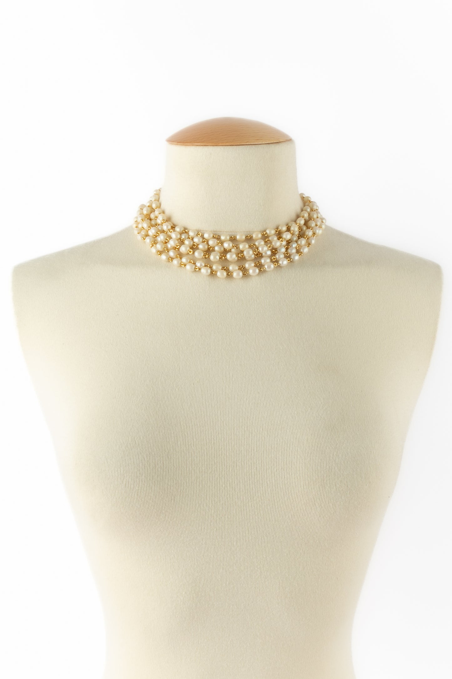 Collier de perles Karl Lagerfeld