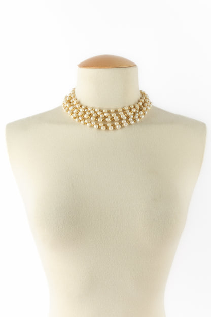 Collier de perles Karl Lagerfeld