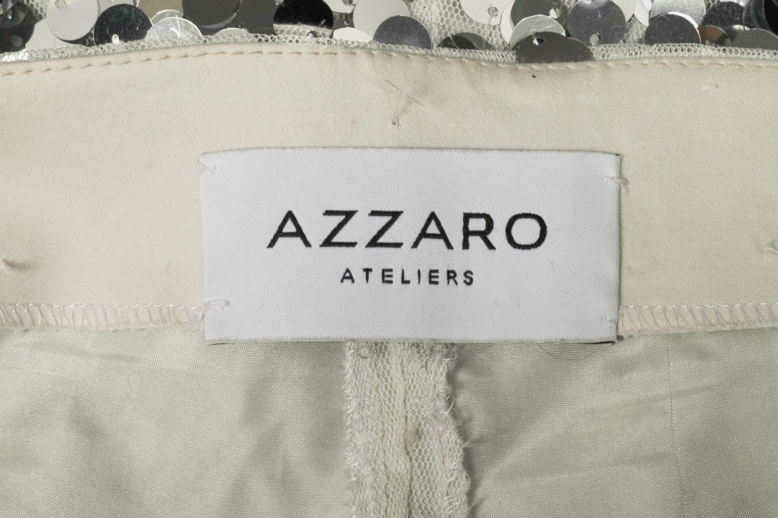 Pantalon à paillettes Azzaro 