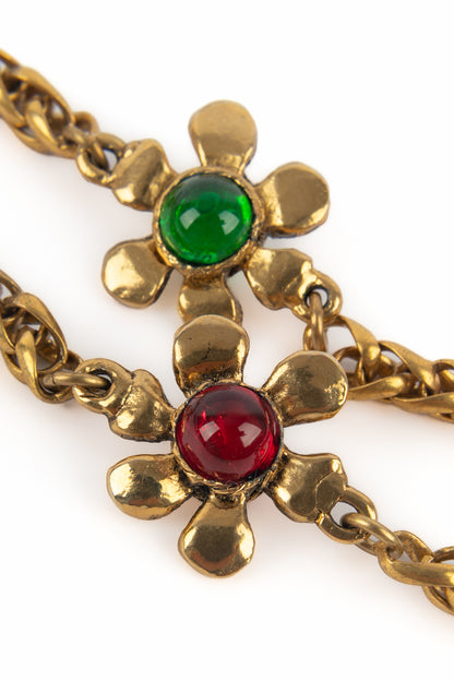 Collier fleurs Chanel 1980's