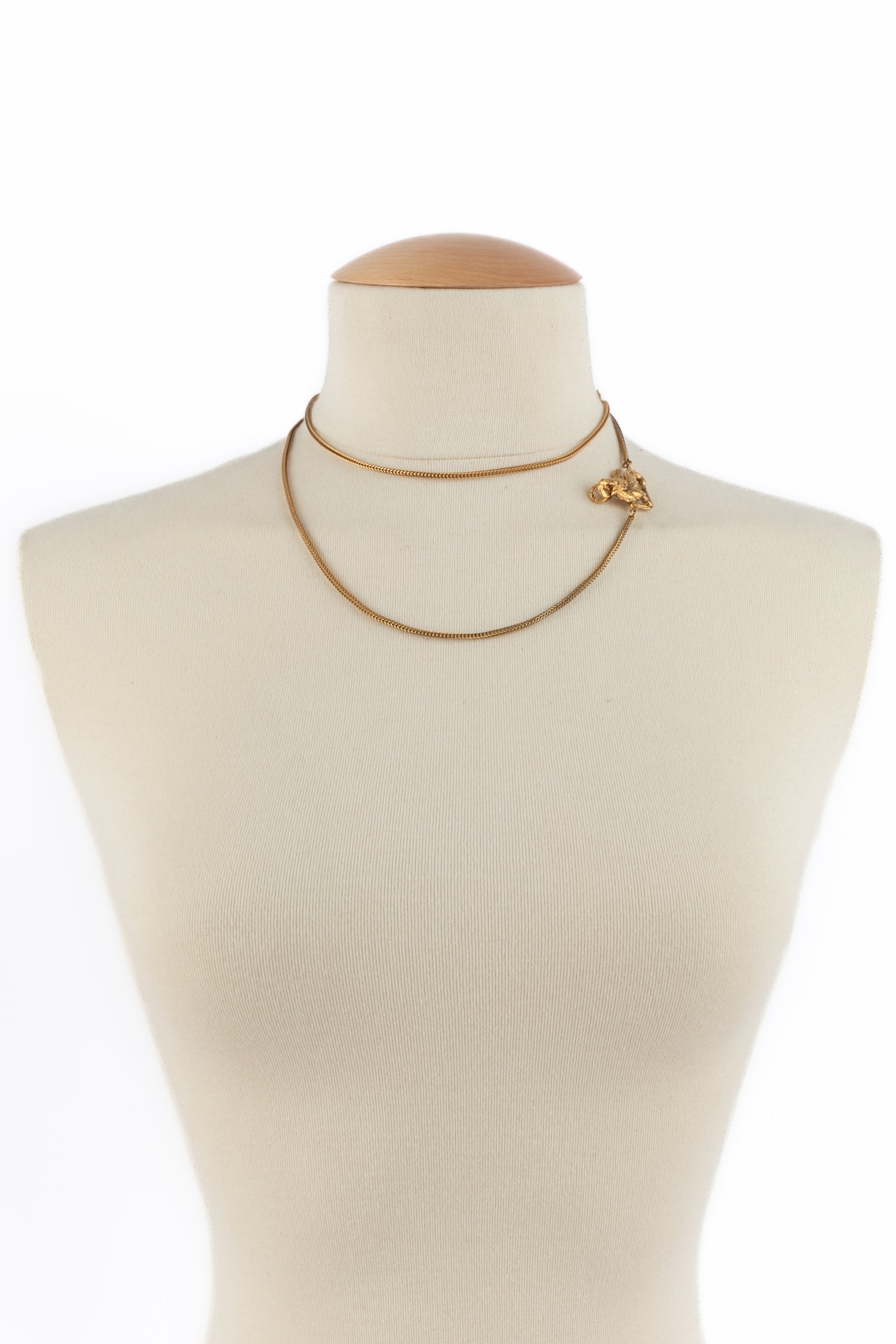 Collier "Capricorne" attribué à Chanel 