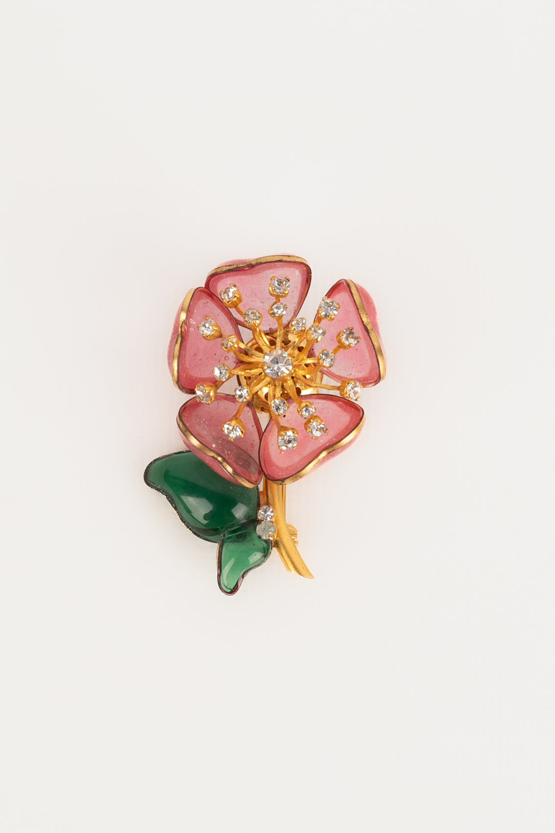 Broche fleur Gripoix