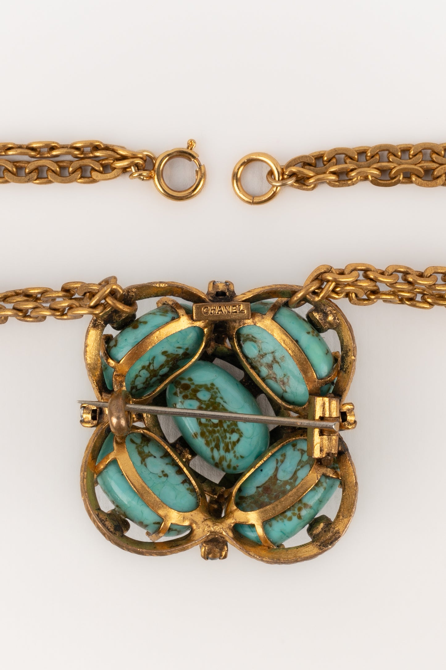 Collier turquoise Chanel Haute Couture