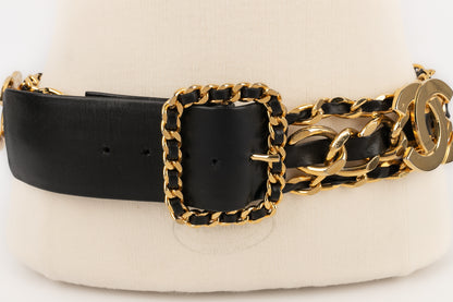 Ceinture en cuir Chanel