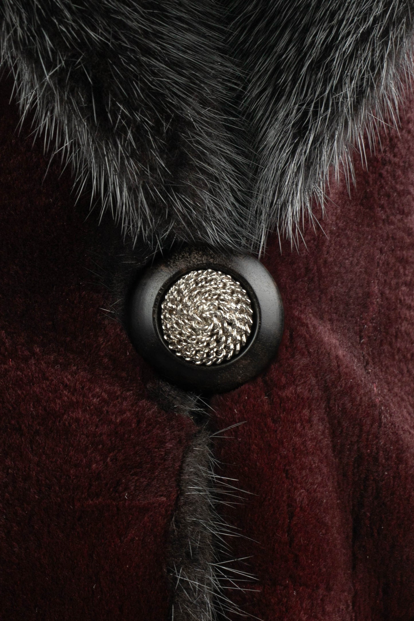 Manteau en fourrure Yves Saint Laurent