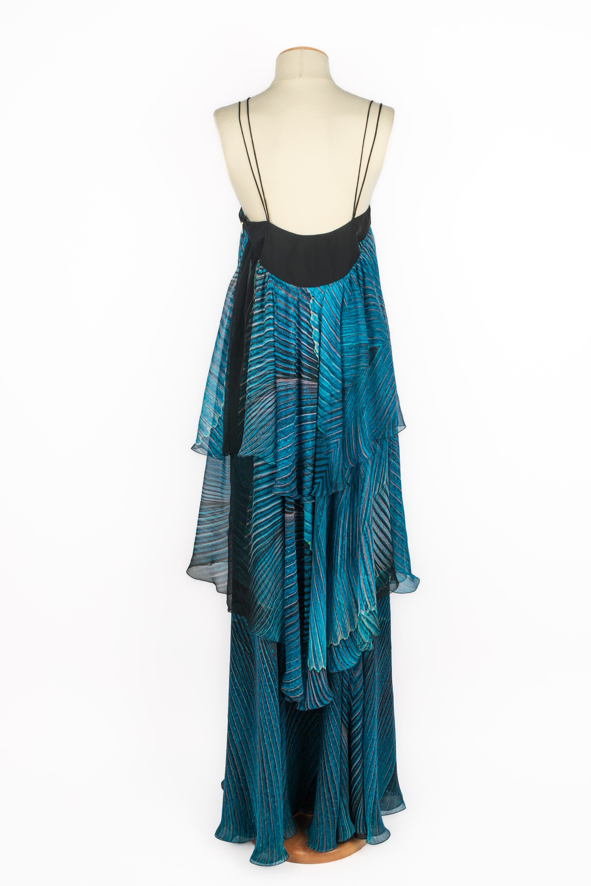 Robe en soie Cavalli