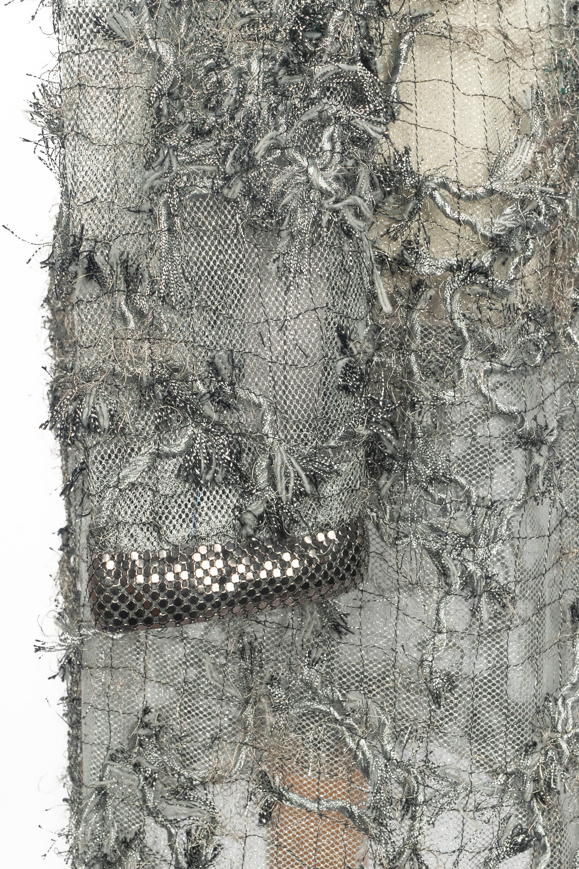 Robe en dentelle Paco Rabanne 1990's