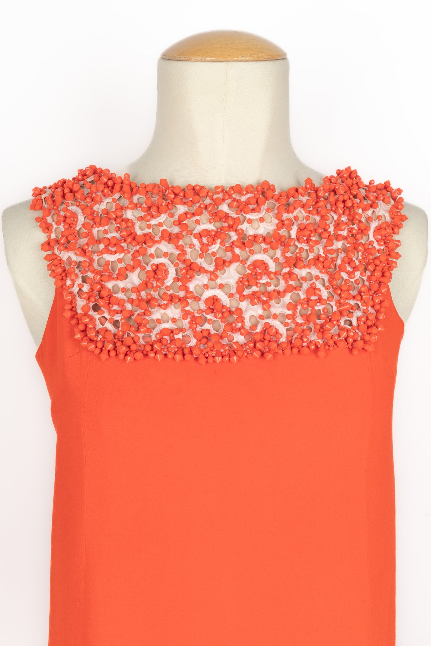 Robe perlée Carven 1960's