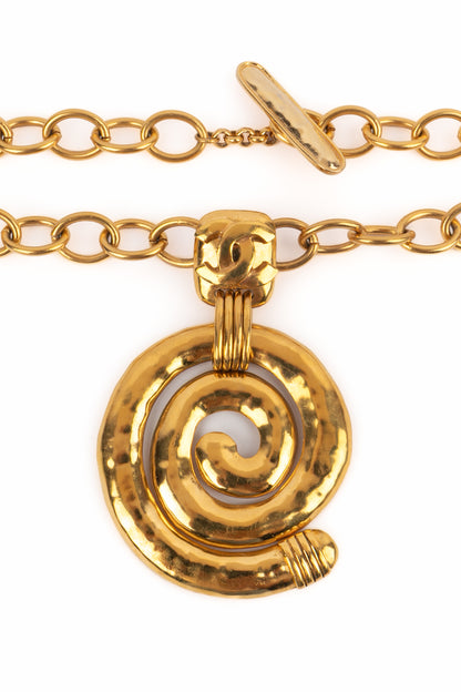 Collier pendentif Chanel 1995