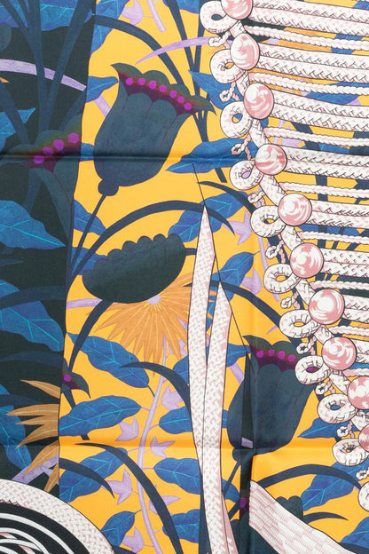 Foulard / Carré "Brandebourgs Fleuris" double face Hermès