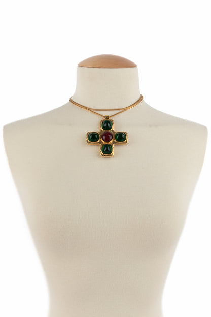 Collier "Croix" Chanel 1984's