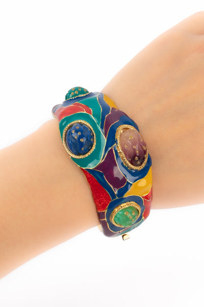 Bracelet émaillé Ungaro